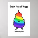 Search for funny poop signs posters Unicorn