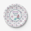 Search for purple and teal plates Mermaid