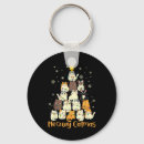 Search for cat in tree key rings Xmas