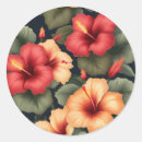 Search for hibiscus flower pattern stickers Floral