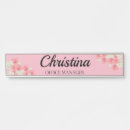 Search for floral door signs Pink
