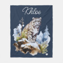 Search for snow leopard blankets Wildlife