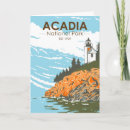 Search for lighthouse cards Acadia national park