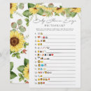 Search for sunflower baby shower games Floral