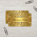 Search for gold embossed business cards Floral