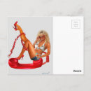 Search for pinups postcards Red