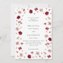 Search for burgundy and pink wedding invitations Red