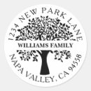 Search for cute address stickers Tree