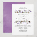 Search for lavender rehearsal dinner invitations Country