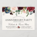 Search for burgundy anniversary invitations Floral