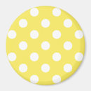 Search for yellow white pattern magnets Polka dots