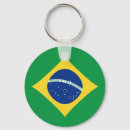 Search for brasil round key rings Brazilian flag