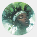 Search for beauty in nature stickers Green