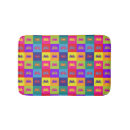 Search for pop art bath mats Bright
