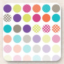 Search for dots cork coasters Black