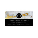 Search for white grey marble return address labels Glitter