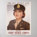 Search for army nurse posters Vintage