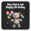 Search for red balloon labels Teddy bear