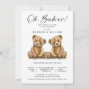 Search for twin shower invitations Gender neutral