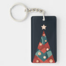 Search for christmas tree with star key rings Retro