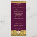 Search for anniversary wedding programs Ceremony program