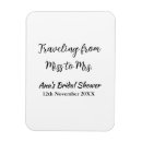 Search for decorated initials magnets Bridal shower
