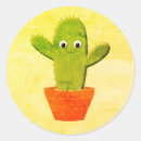 Search for cactus cartoon stickers Nature
