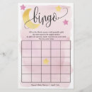 Search for baby shower bingo flyers Watercolor