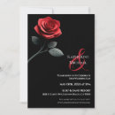 Search for single wedding invitations Red