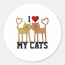 Search for i heart my cat stickers Cute