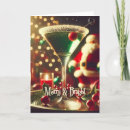 Search for martini christmas cards Retro