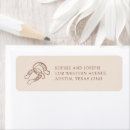 Search for tan return address labels Classy