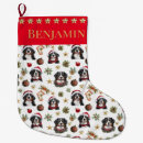 Search for bernese mountain dog christmas stockings Santa