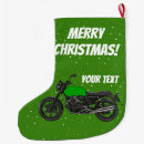 Search for motorcycle christmas stockings Snow
