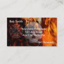 Search for firefighter business cards Flames