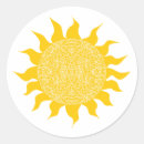 Search for bright yellow sun stickers Sunny
