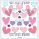 Search for glitter hearts stickers For kids