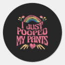 Search for funny poop stickers Retro