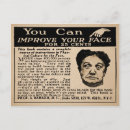Search for weird face postcards Odd