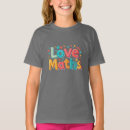 Search for mathematical symbols tshirts For kids