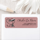 Search for french rose return address labels Eiffel tower