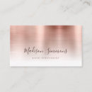 Search for rose gold metal business cards Professional
