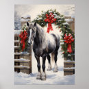 Search for christmas scene posters Horse