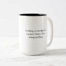 Search for busy coffee mugs Doing nothing