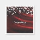 Search for red and white christmas napkins Birthday