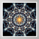 Search for fractal star posters White