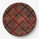 Search for elegant christmas paper plates Gold