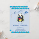 Search for panda 1st birthday invitations Wild one