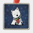 Search for westie christmas tree decorations White terrier