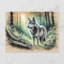 Search for lonely wolf postcards Wildlife